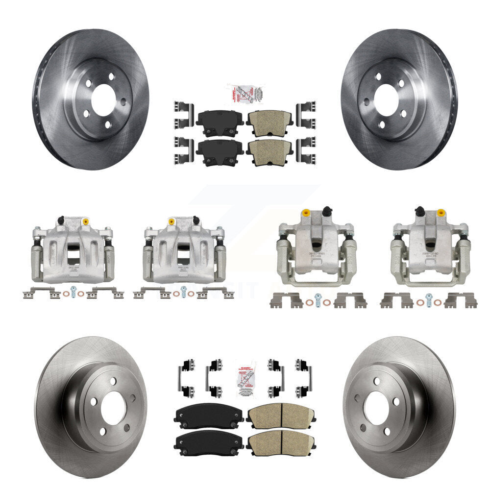 Transit Auto KC8-101842N Disc Brake Kit for 2005-2011 Chrysler 300, Dodge Challenger, Dodge Charger & more - Front and Rear product image