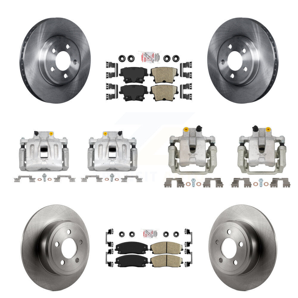 Transit Auto KC8-101843N Disc Brake Kit for 2012-2018 Chrysler 300, Dodge Charger - Front and Rear product image