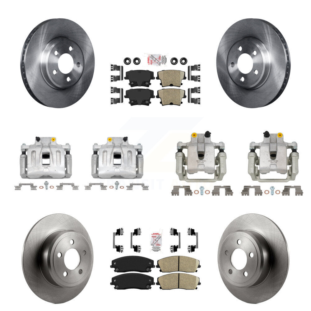 Transit Auto KC8-101844N Disc Brake Kit for 2012-2018 Chrysler 300, Dodge Charger - Front and Rear product image