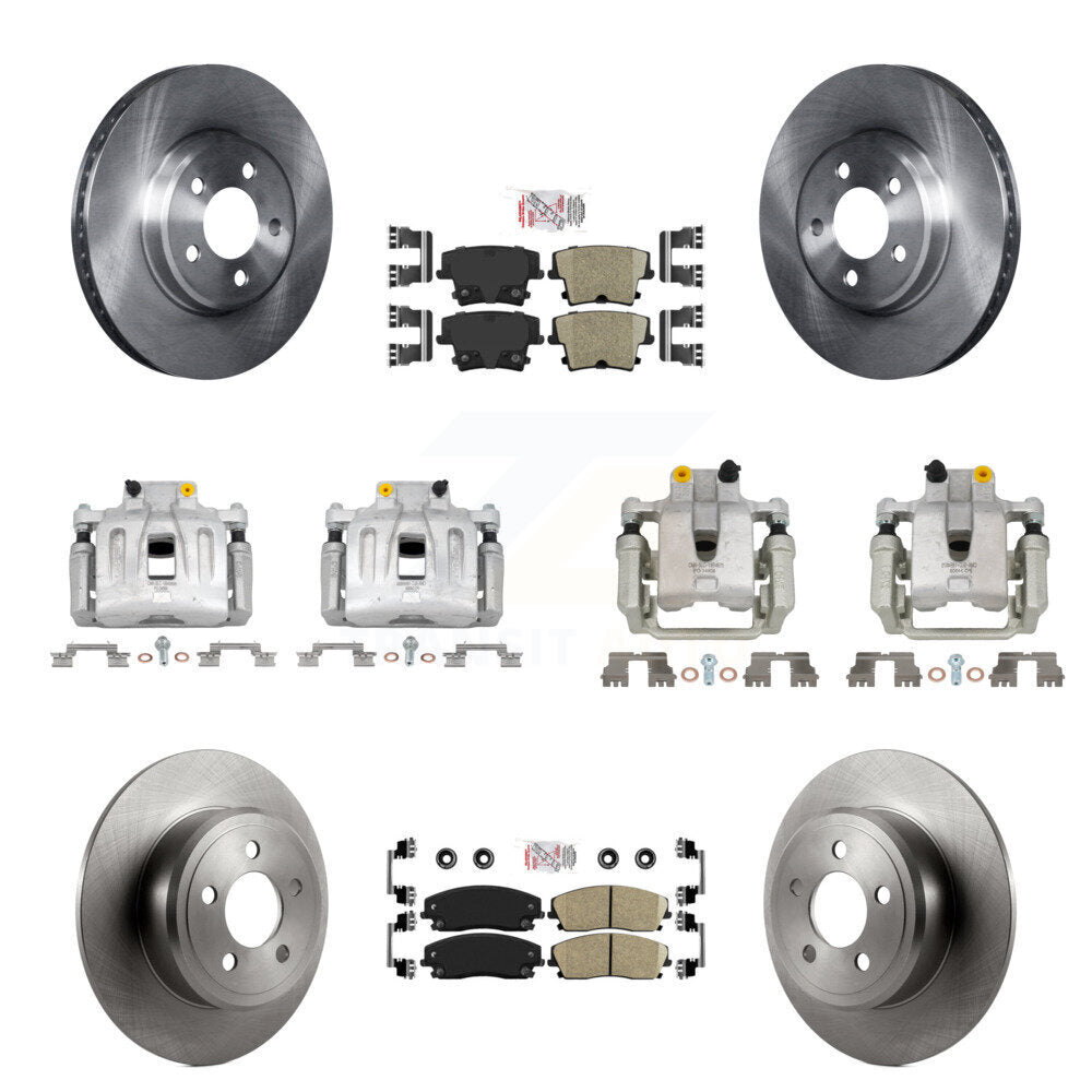 Transit Auto KC8-101845N Disc Brake Kit for 2012-2018 Chrysler 300, Dodge Charger - Front and Rear product image