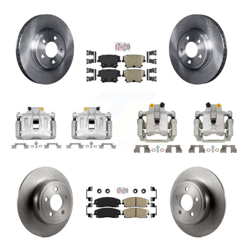 Transit Auto KC8-101845N Disc Brake Kit for 2012-2018 Chrysler 300, Dodge Charger - Front and Rear product image