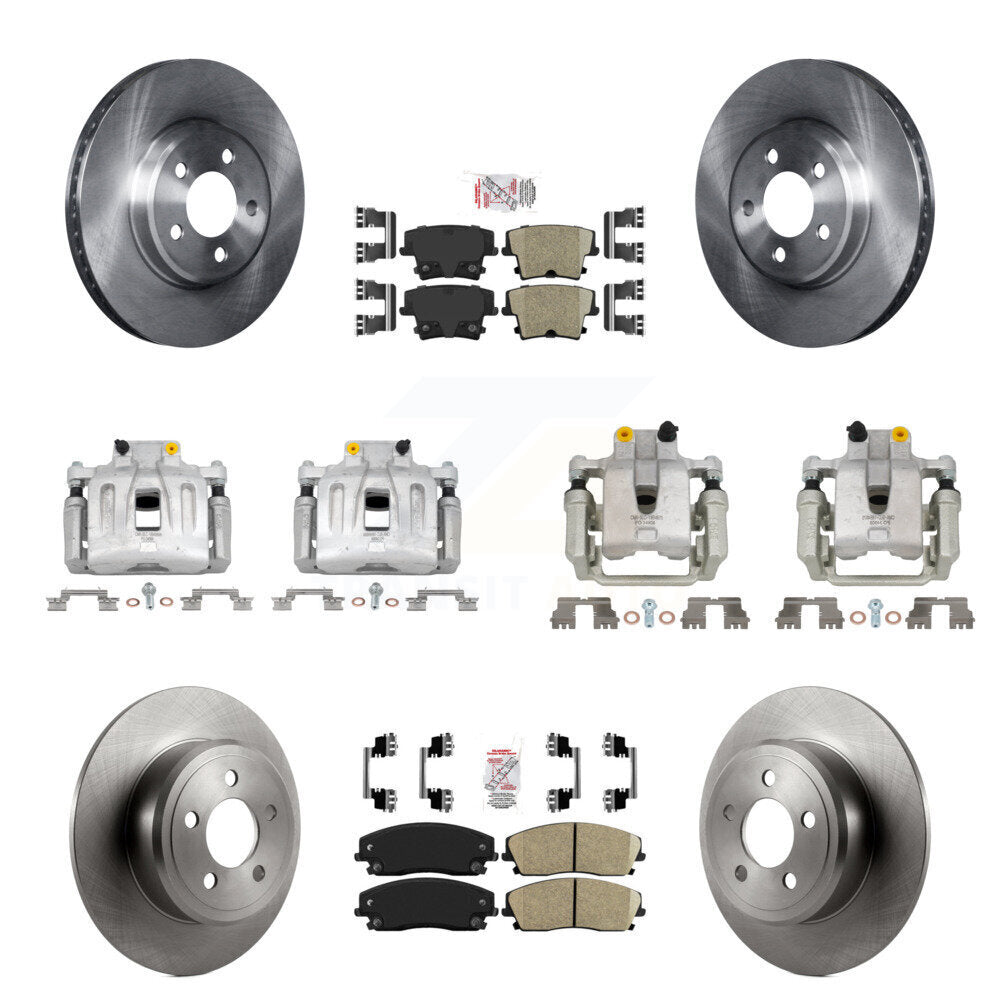 Transit Auto KC8-101846N Disc Brake Kit for 2012-2018 Chrysler 300, Dodge Charger - Front and Rear product image
