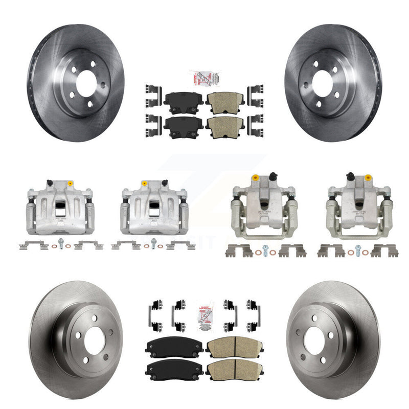 Transit Auto KC8-101846N Disc Brake Kit for 2012-2018 Chrysler 300, Dodge Charger - Front and Rear product image