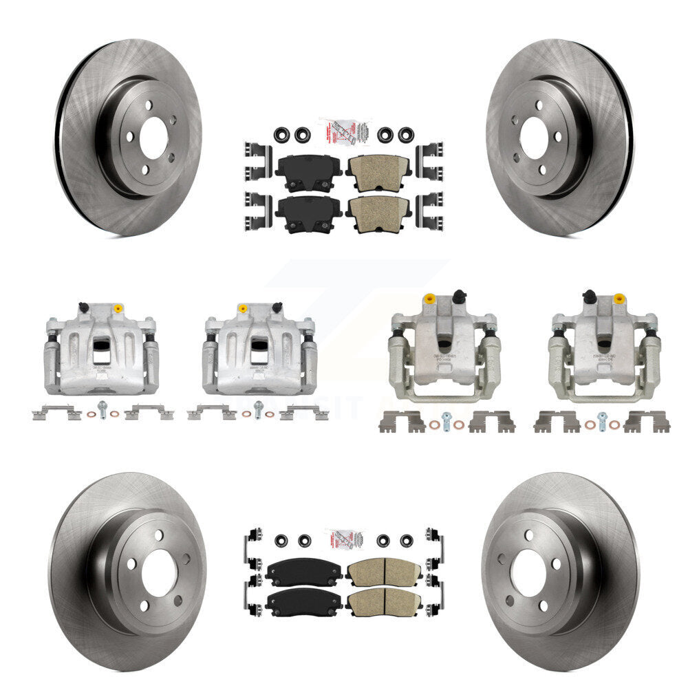 Transit Auto KC8-101847N Disc Brake Kit for 2015-2016 Dodge Charger - Front and Rear product image