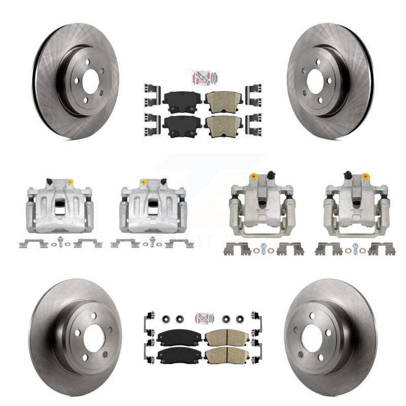 Transit Auto KC8-101849N Disc Brake Kit for 2015-2016 Dodge Charger - Front and Rear product image