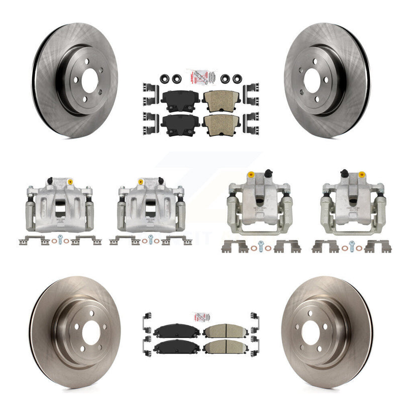 Transit Auto KC8-101855N Disc Brake Kit for 2011 Dodge Charger - Front and Rear product image