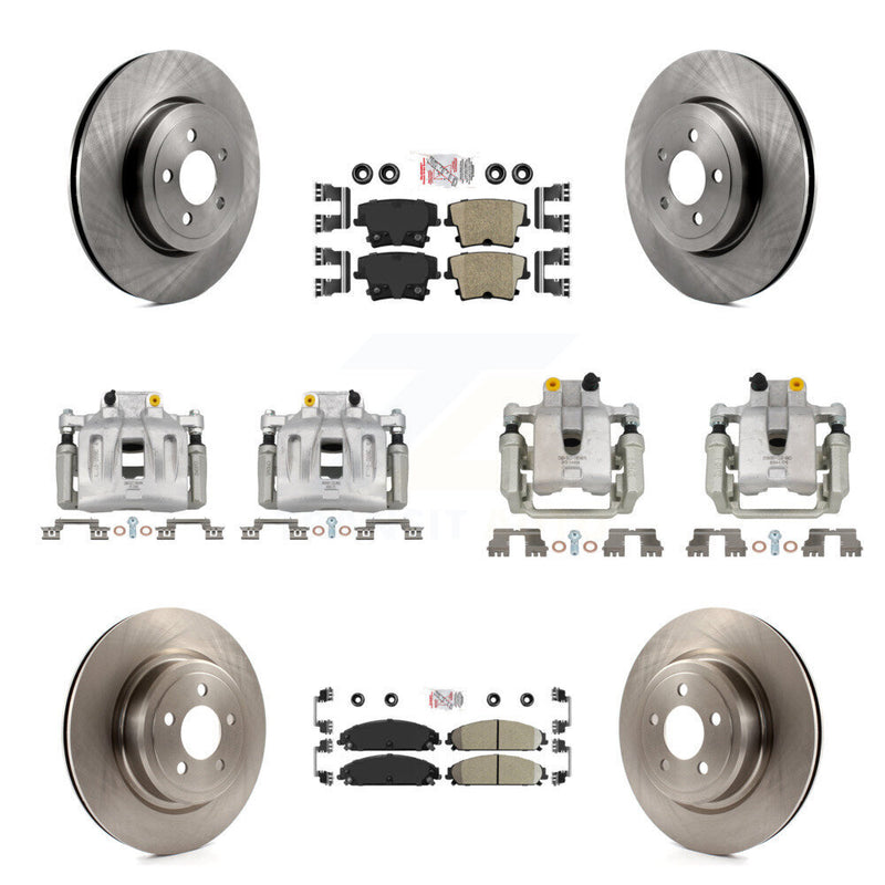 Transit Auto KC8-101856N Disc Brake Kit for 2011 Dodge Charger - Front and Rear product image