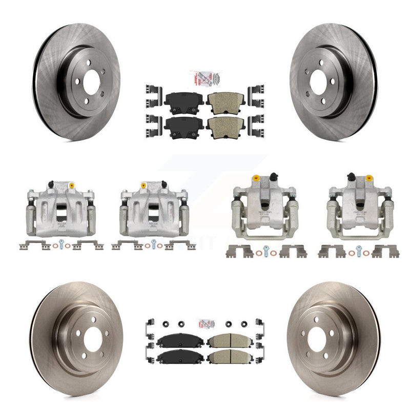 Transit Auto KC8-101858N Disc Brake Kit for 2011 Dodge Charger - Front and Rear product image