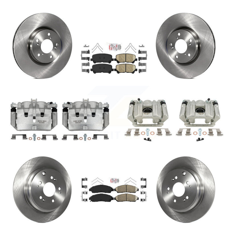 Transit Auto KC8-101860N Disc Brake Kit for 2007-2013 Acura ZDX, Acura MDX - Front and Rear product image