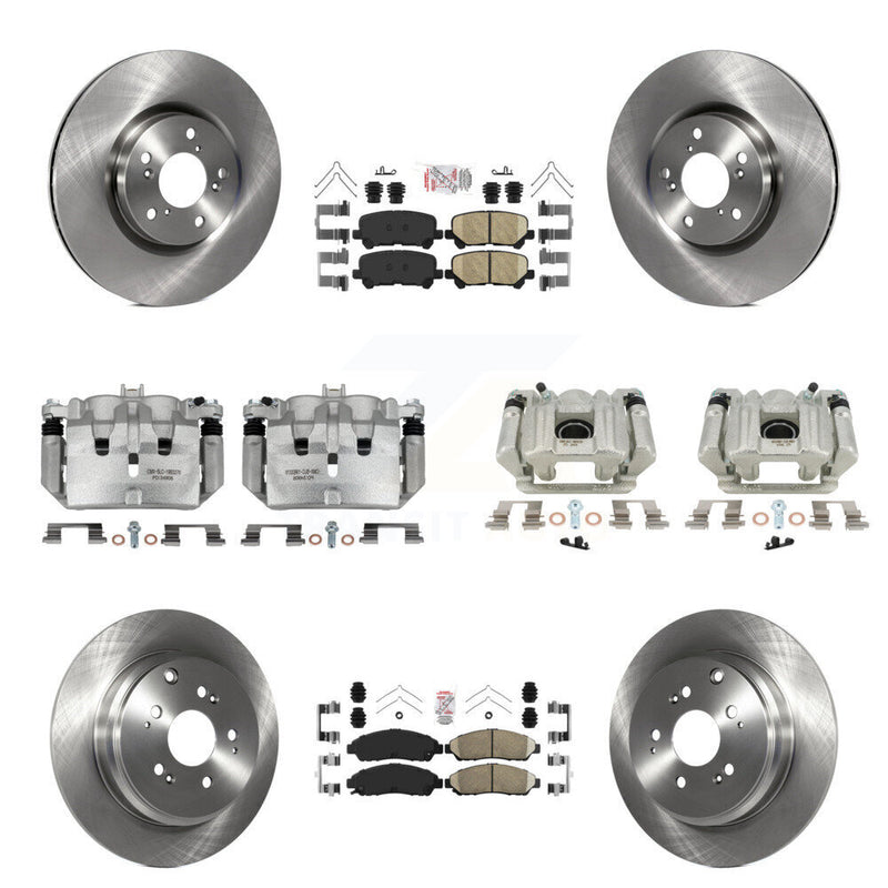 Transit Auto KC8-101861N Disc Brake Kit for 2007-2013 Acura ZDX, Acura MDX - Front and Rear product image