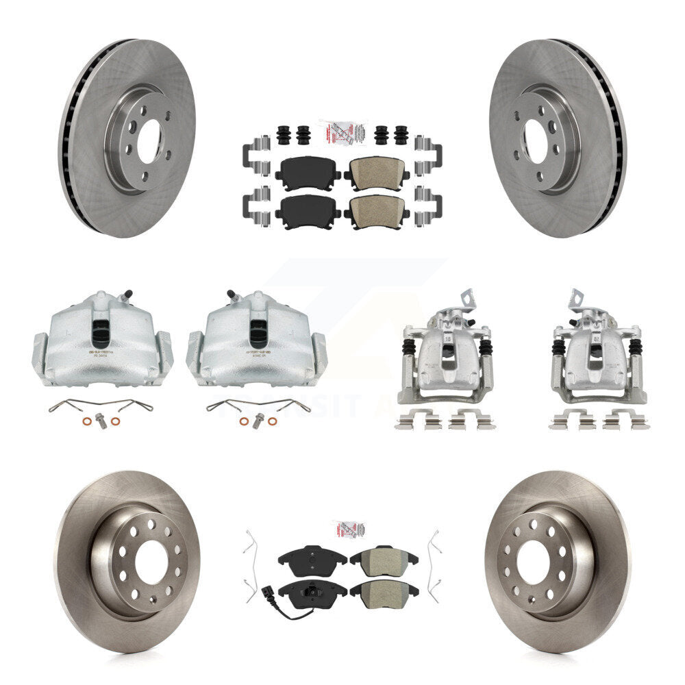 Transit Auto KC8-101871N Disc Brake Kit for 2012 Volkswagen CC - Front and Rear product image