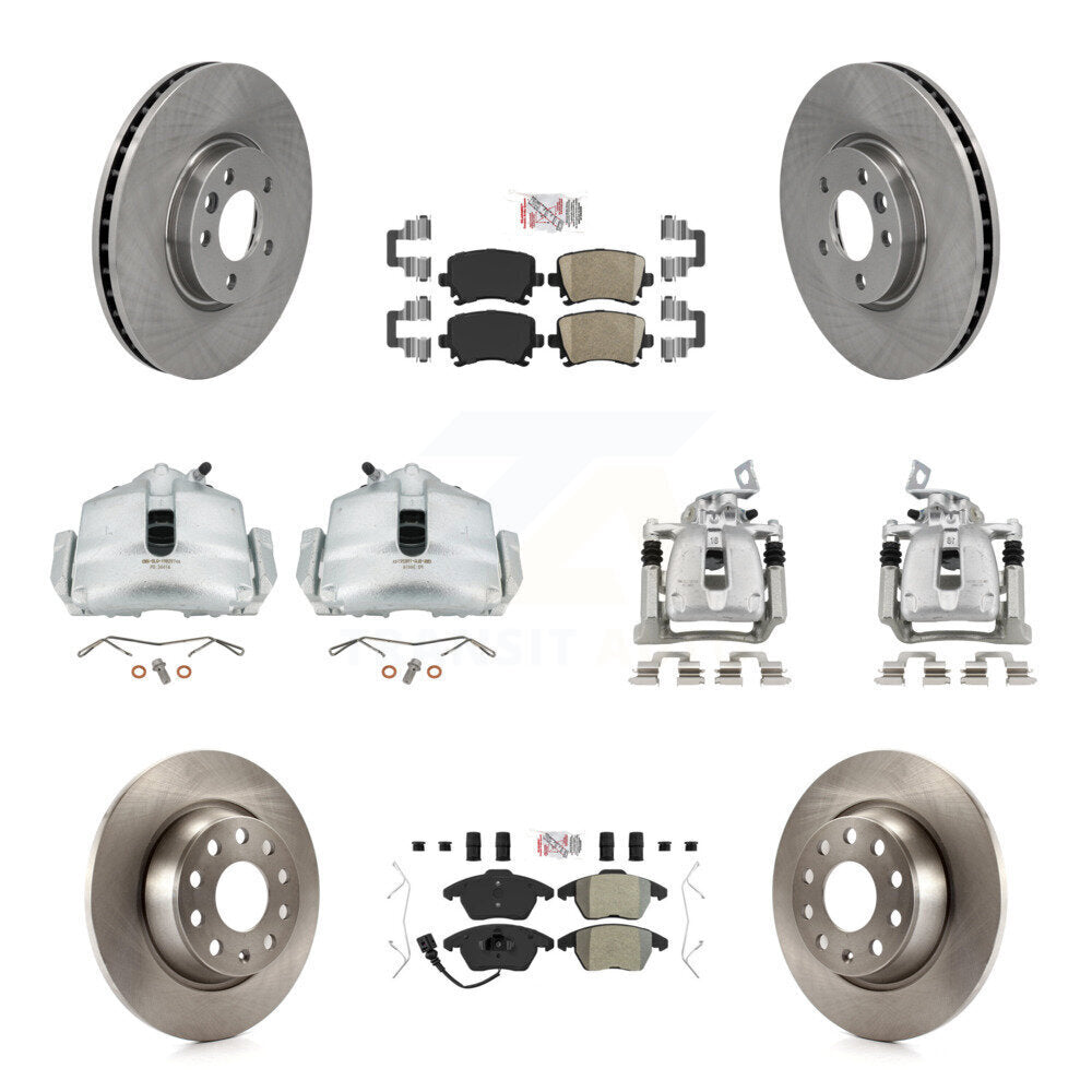 Transit Auto KC8-101874N Disc Brake Kit for 2012 Volkswagen CC - Front and Rear product image