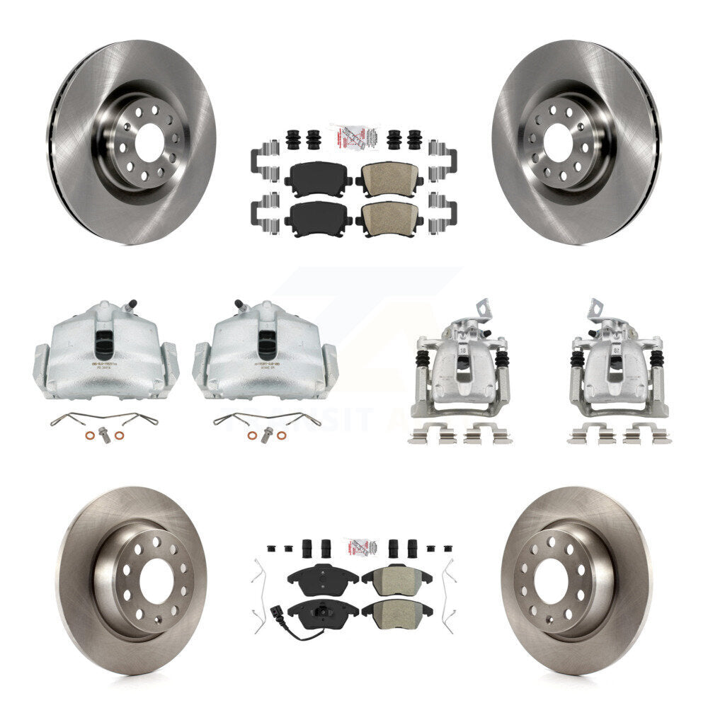 Transit Auto KC8-101876N Disc Brake Kit for 2012 Volkswagen CC - Front and Rear product image