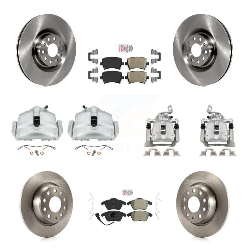 Transit Auto KC8-101877N Disc Brake Kit for 2012 Volkswagen CC - Front and Rear product image