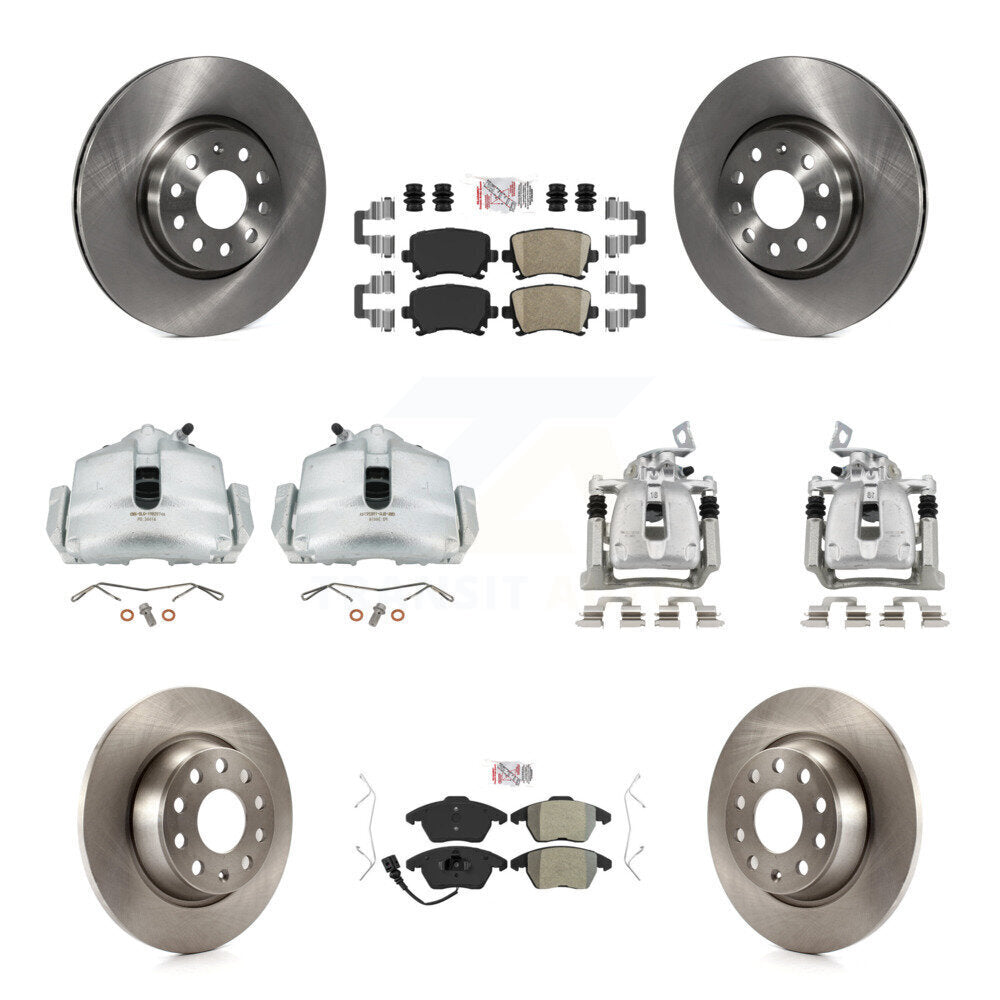 Transit Auto KC8-101879N Disc Brake Kit for 2012 Volkswagen CC - Front and Rear product image