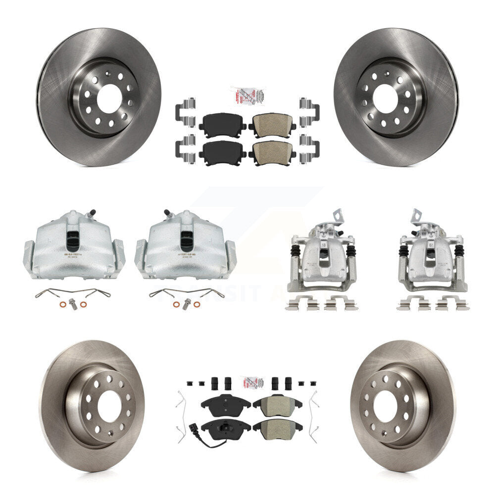Transit Auto KC8-101882N Disc Brake Kit for 2012 Volkswagen CC - Front and Rear product image