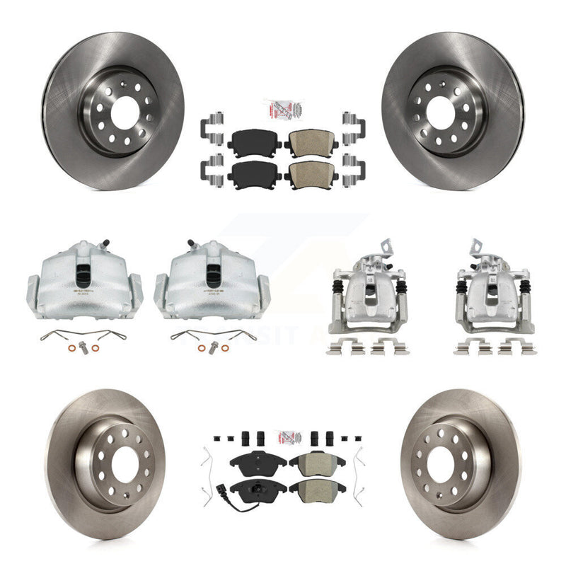 Transit Auto KC8-101882N Disc Brake Kit for 2012 Volkswagen CC - Front and Rear product image