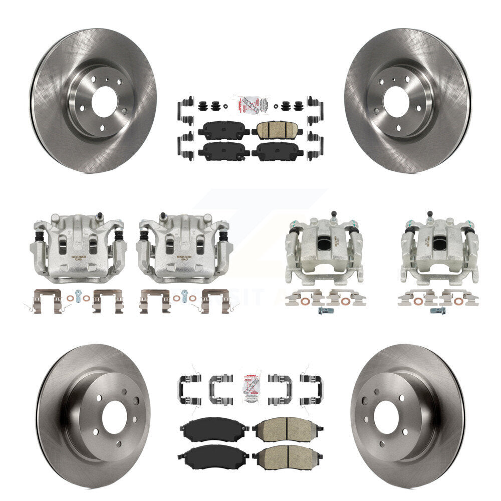 Transit Auto KC8-101900N Disc Brake Kit for 2010-2015 INFINITI Q40, INFINITI QX50, INFINITI EX37 & more - Front and Rear product image