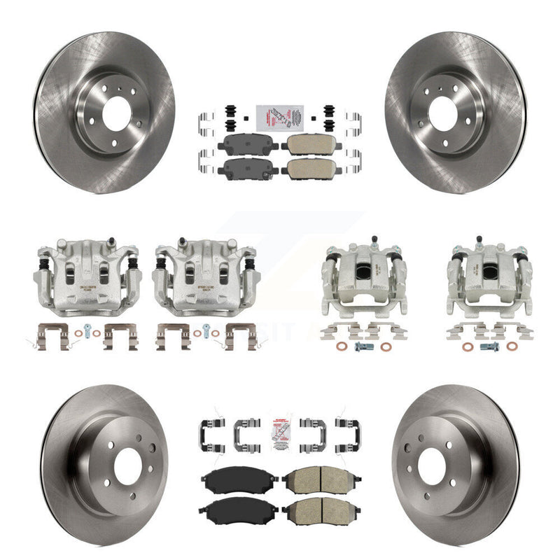 Transit Auto KC8-101904N Disc Brake Kit for 2008-2012 INFINITI EX35 - Front and Rear product image