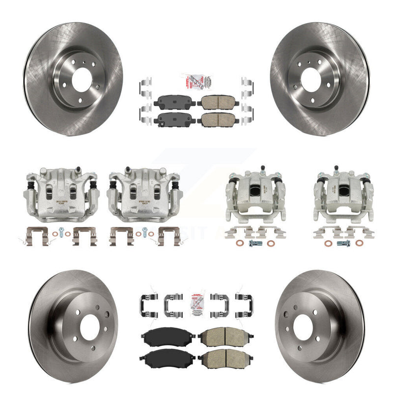 Transit Auto KC8-101910N Disc Brake Kit for 2008-2009 INFINITI EX35 - Front and Rear product image