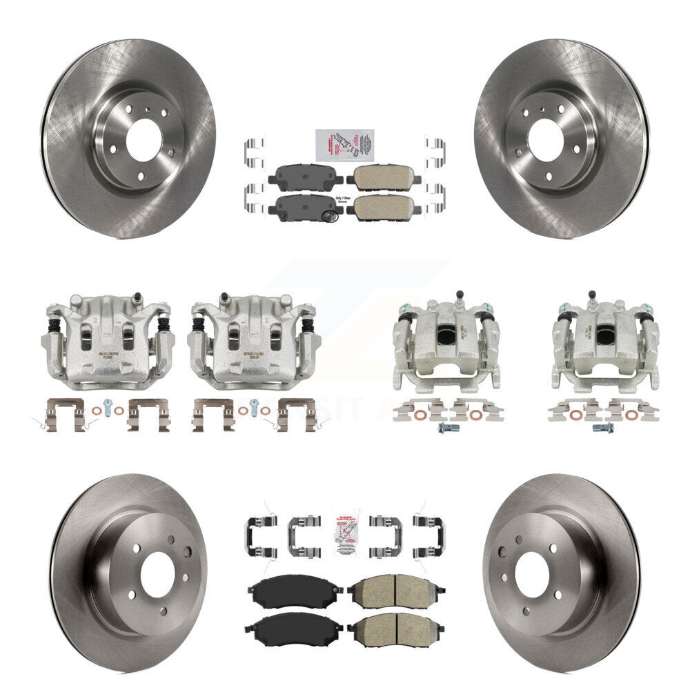 Transit Auto KC8-101911N Disc Brake Kit for 2010-2015 INFINITI Q40, INFINITI QX50, INFINITI EX37 & more - Front and Rear product image