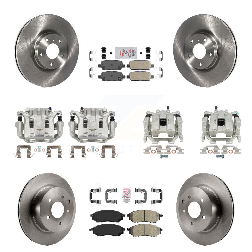 Transit Auto KC8-101912N Disc Brake Kit for 2010-2015 INFINITI Q40, INFINITI QX50, INFINITI EX37 & more - Front and Rear product image