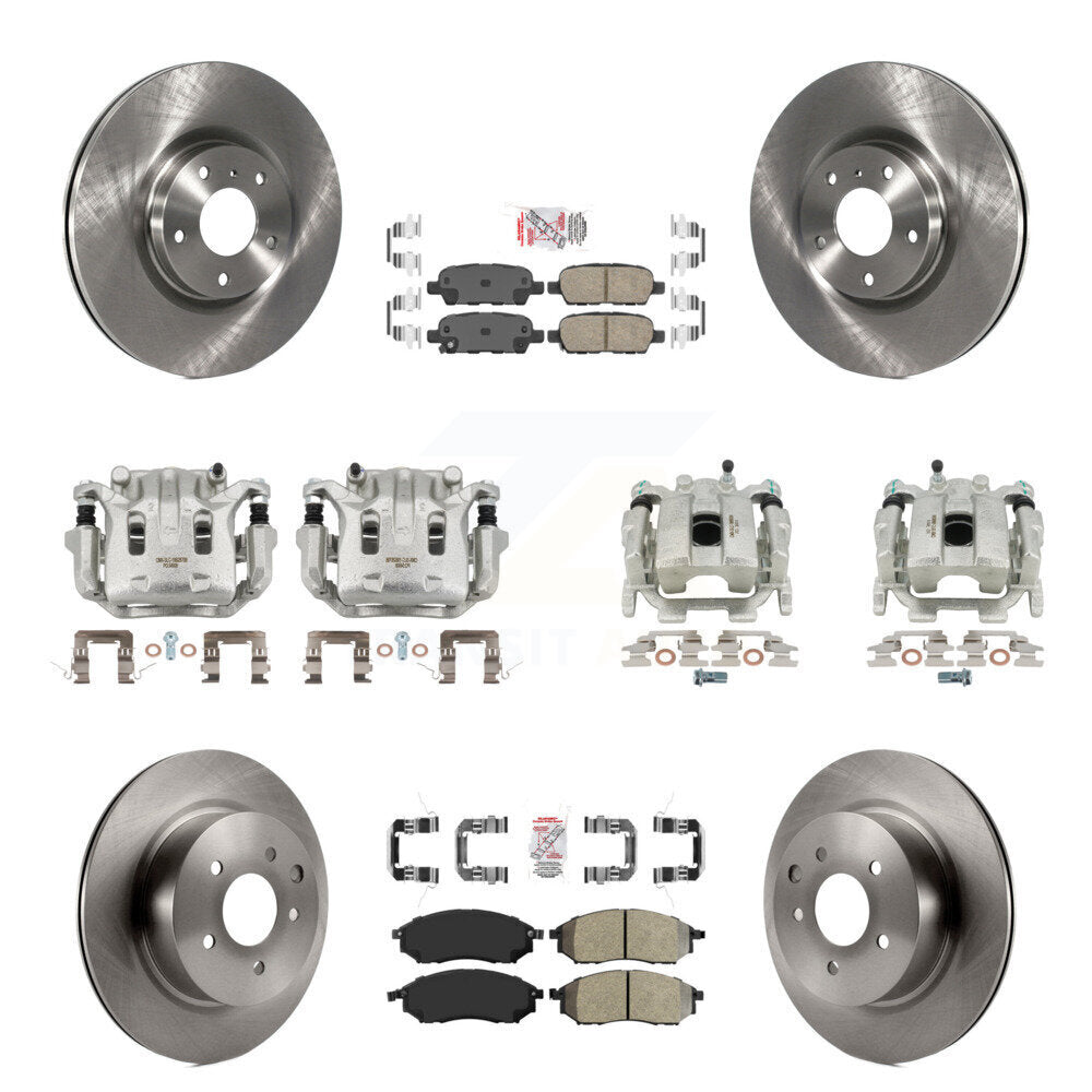 Transit Auto KC8-101914N Disc Brake Kit for 2010 INFINITI M35, INFINITI M45 - Front and Rear product image