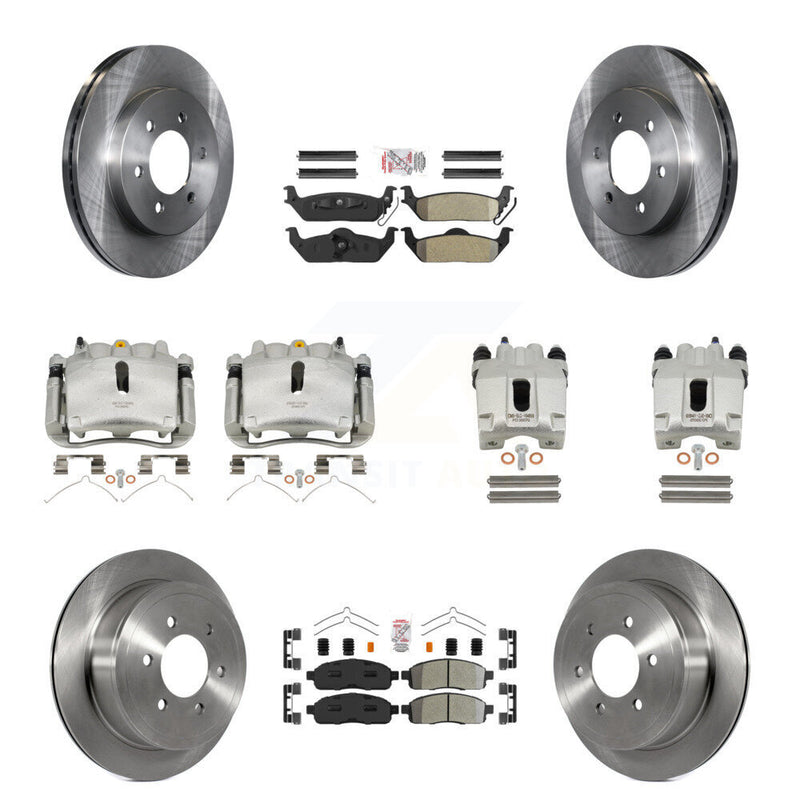 Transit Auto KC8-101918N Disc Brake Kit for 2004-2008 Lincoln Mark LT, Ford F-150 - Front and Rear product image