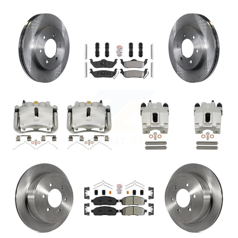 Transit Auto KC8-101920N Disc Brake Kit for 2004-2008 Lincoln Mark LT, Ford F-150 - Front and Rear product image
