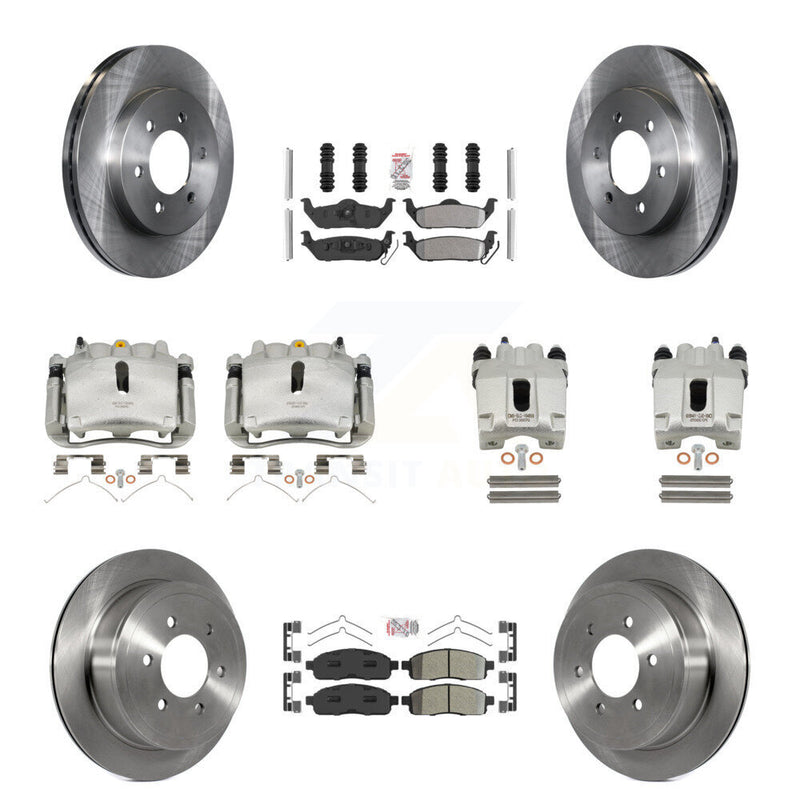 Transit Auto KC8-101921N Disc Brake Kit for 2004-2008 Lincoln Mark LT, Ford F-150 - Front and Rear product image