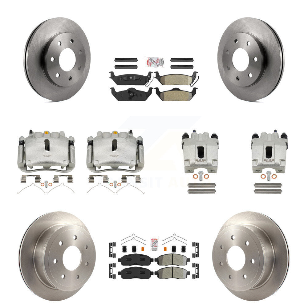 Transit Auto KC8-101922N Disc Brake Kit for 2004-2008 Lincoln Mark LT, Ford F-150 - Front and Rear product image