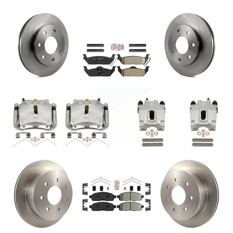 Transit Auto KC8-101922N Disc Brake Kit for 2004-2008 Lincoln Mark LT, Ford F-150 - Front and Rear product image