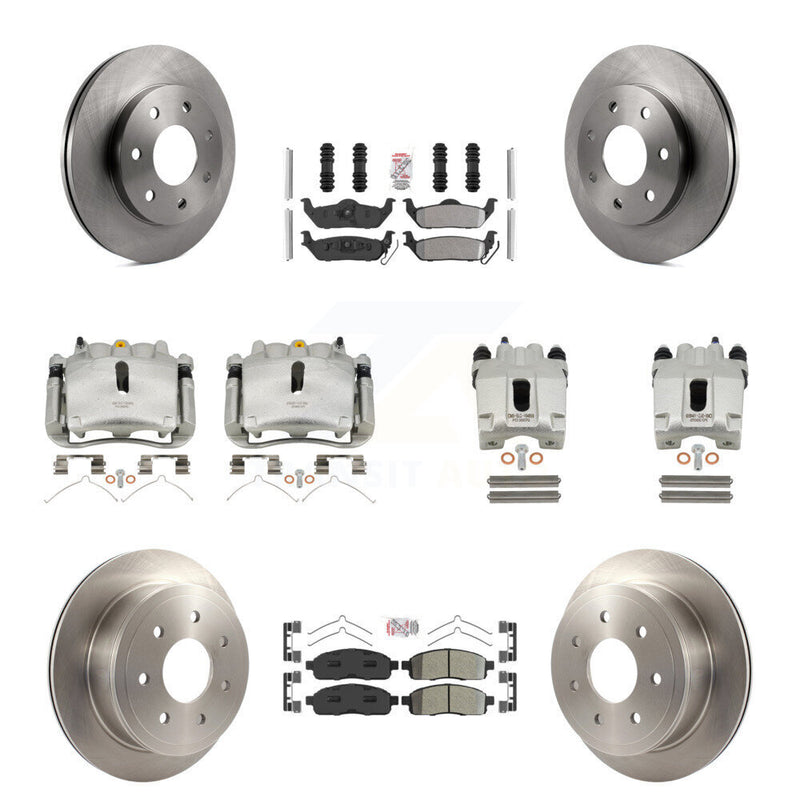 Transit Auto KC8-101925N Disc Brake Kit for 2004-2008 Lincoln Mark LT, Ford F-150 - Front and Rear product image