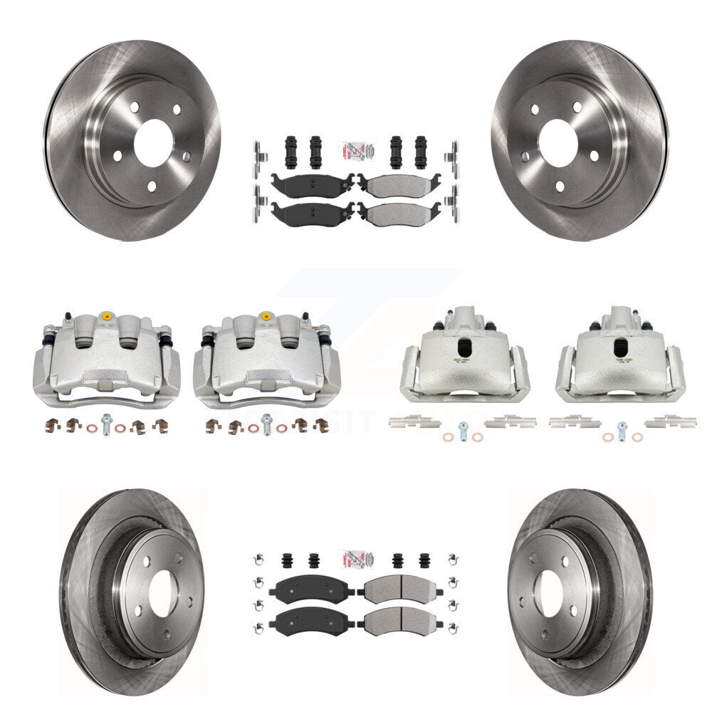 Transit Auto KC8-101980N Disc Brake Kit for 2009-2022 Ram 1500 Classic, Ram 1500, Dodge Ram 1500 - Front and Rear product image
