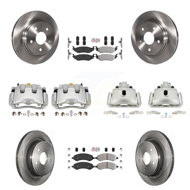 Transit Auto KC8-101980N Disc Brake Kit for 2009-2022 Ram 1500 Classic, Ram 1500, Dodge Ram 1500 - Front and Rear product image