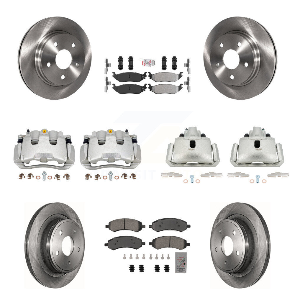 Transit Auto KC8-101981N Disc Brake Kit for 2009-2022 Ram 1500 Classic, Ram 1500, Dodge Ram 1500 - Front and Rear product image