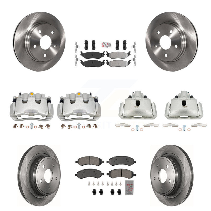 Transit Auto KC8-101981N Disc Brake Kit for 2009-2022 Ram 1500 Classic, Ram 1500, Dodge Ram 1500 - Front and Rear product image