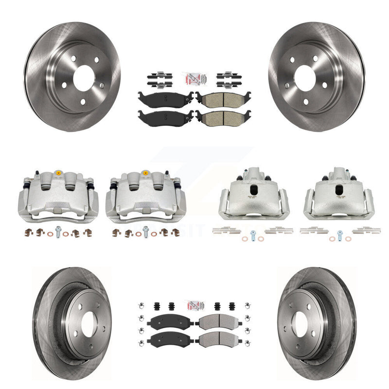Transit Auto KC8-101983N Disc Brake Kit for 2009-2022 Ram 1500 Classic, Ram 1500, Dodge Ram 1500 - Front and Rear product image