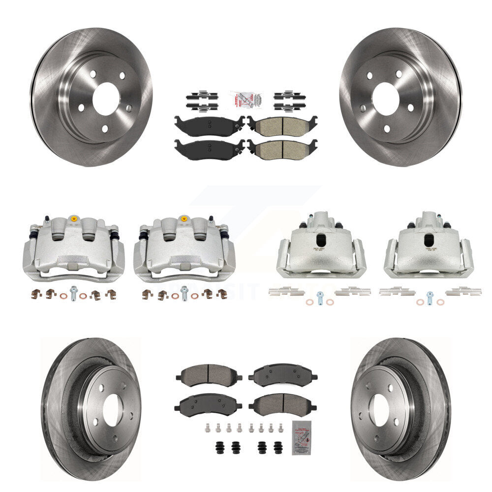 Transit Auto KC8-101984N Disc Brake Kit for 2009-2022 Ram 1500 Classic, Ram 1500, Dodge Ram 1500 - Front and Rear product image