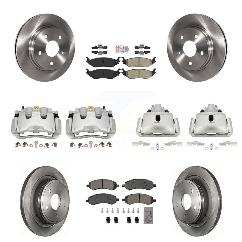 Transit Auto KC8-101984N Disc Brake Kit for 2009-2022 Ram 1500 Classic, Ram 1500, Dodge Ram 1500 - Front and Rear product image