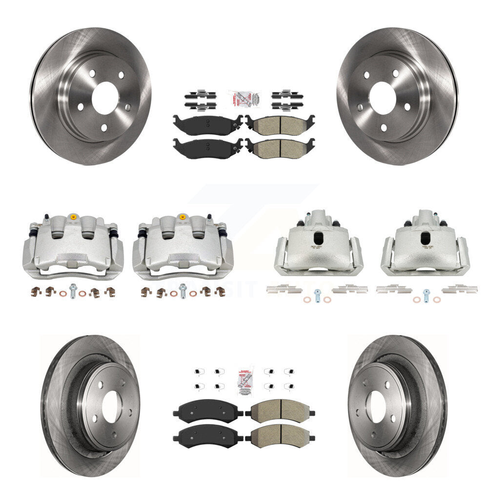Transit Auto KC8-101985N Disc Brake Kit for 2009-2022 Ram 1500 Classic, Ram 1500, Dodge Ram 1500 - Front and Rear product image
