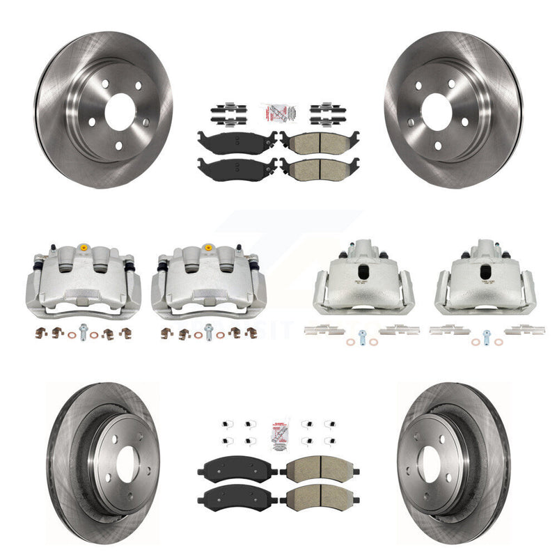 Transit Auto KC8-101985N Disc Brake Kit for 2009-2022 Ram 1500 Classic, Ram 1500, Dodge Ram 1500 - Front and Rear product image