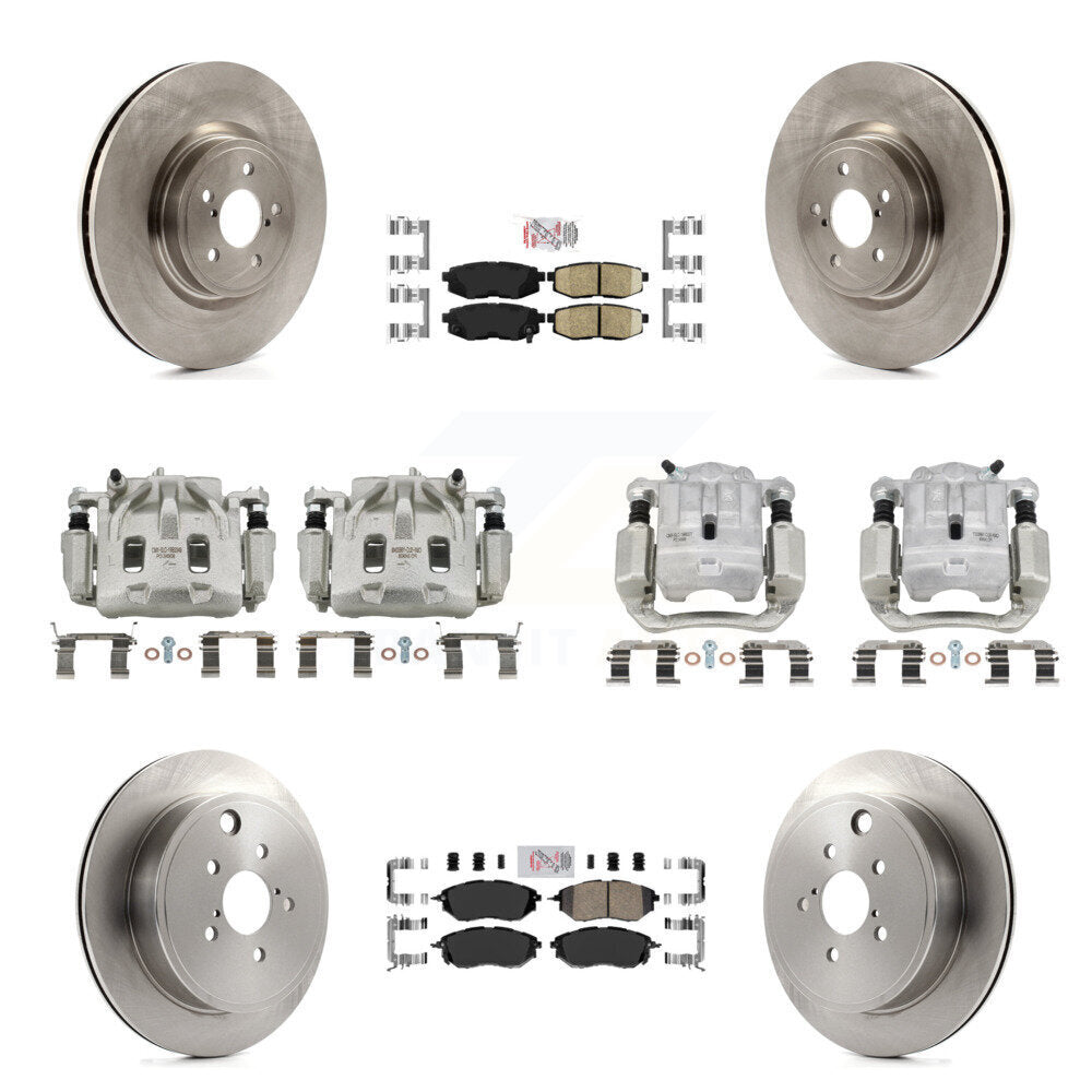 Transit Auto KC8-101998N Disc Brake Kit for 2010-2014 Subaru Legacy, Subaru Outback - Front and Rear product image
