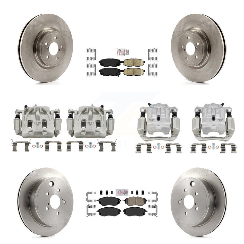 Transit Auto KC8-101998N Disc Brake Kit for 2010-2014 Subaru Legacy, Subaru Outback - Front and Rear product image