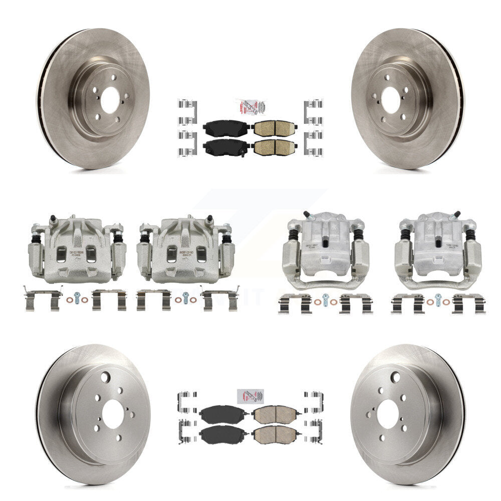 Transit Auto KC8-101999N Disc Brake Kit for 2010-2014 Subaru Legacy, Subaru Outback - Front and Rear product image