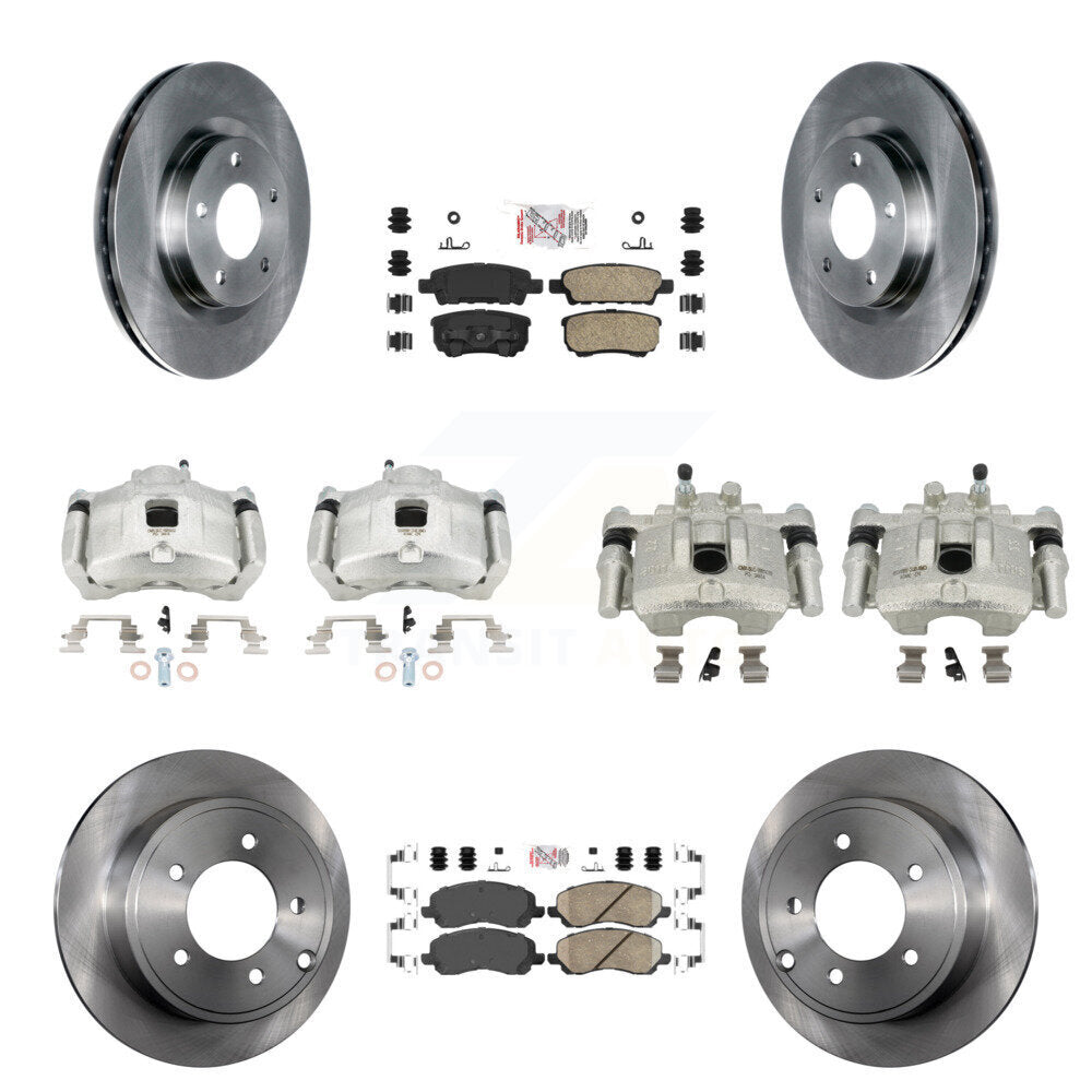 Transit Auto KC8-102004N Disc Brake Kit for 2007-2017 Chrysler 200, Dodge Caliber, Dodge Avenger & more - Front and Rear product image