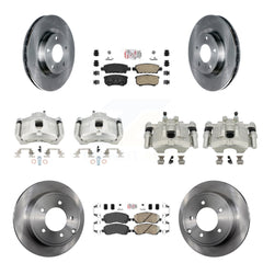 Transit Auto KC8-102004N Disc Brake Kit for 2007-2017 Chrysler 200, Dodge Caliber, Dodge Avenger & more - Front and Rear product image