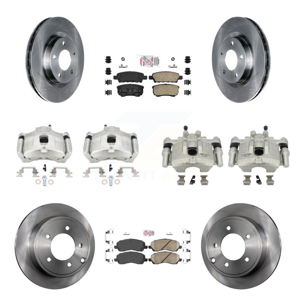 Transit Auto KC8-102005N Disc Brake Kit for 2007-2017 Chrysler 200, Dodge Caliber, Dodge Avenger & more - Front and Rear product image