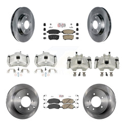 Transit Auto KC8-102005N Disc Brake Kit for 2007-2017 Chrysler 200, Dodge Caliber, Dodge Avenger & more - Front and Rear product image