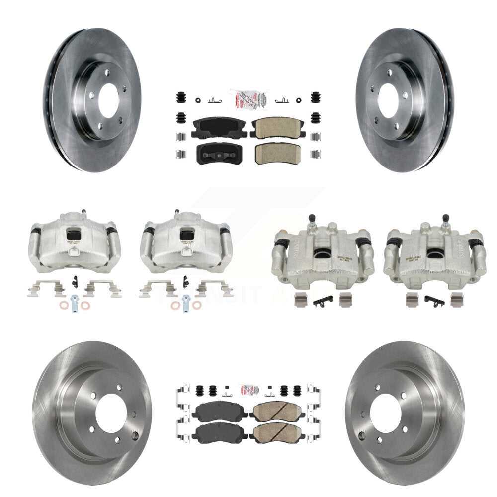 Transit Auto KC8-102010N Disc Brake Kit for 2007-2017 Chrysler 200, Dodge Avenger, Chrysler Sebring & more - Front and Rear product image